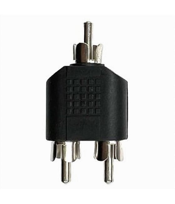 CONNETTORE ADATTATORE RCA MASCHIO A 2XRCA MASCHIO AUDIO RCA C-027