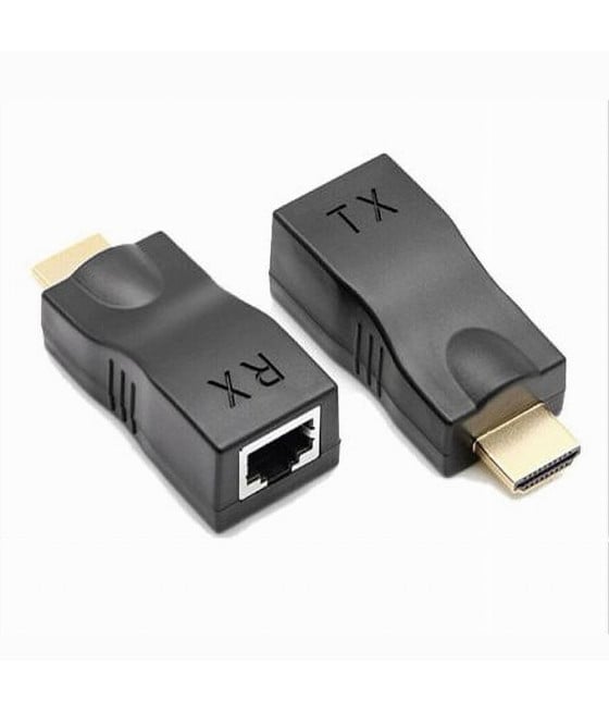 ADATTATORI HDMI A RJ45 EXTENDER RETE LAN ETHERNET 30MT EXT-HDL02