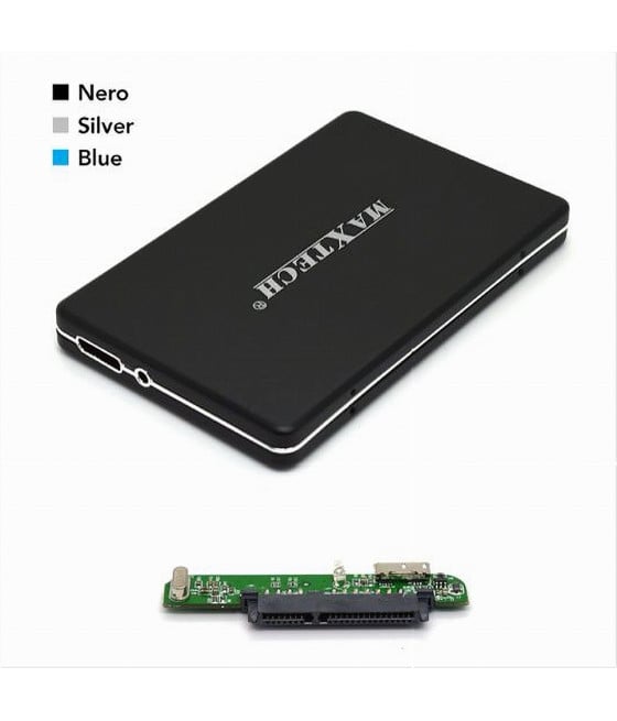 BOX ESTERNO PER HDD HARD DISK SATA SSD USB3.0 CUSTODIA ESTERNA SA-3.0A