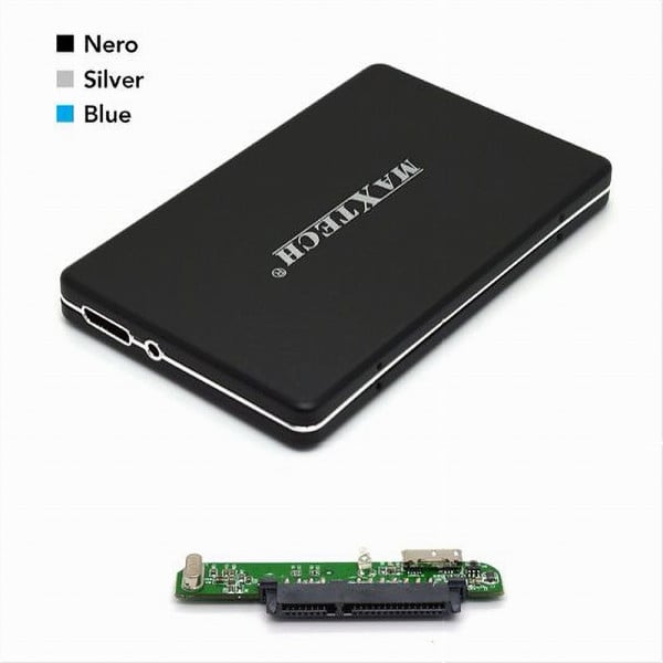 BOX ESTERNO PER HDD HARD DISK SATA SSD USB3.0 CUSTODIA ESTERNA SA-3.0A