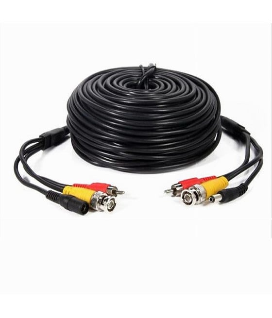 CAVO COASSIALE PER TELECAMERA BNC+AV+DC 20MT CV-TEL004