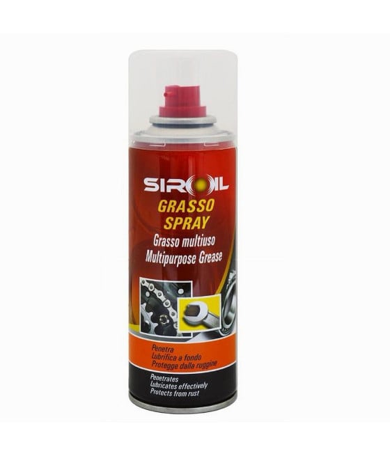 GRASSO SPRAY MULTIUSO LUBRIFICA PROTEGGE DA RUGGINE 200ML SIR-GRAS