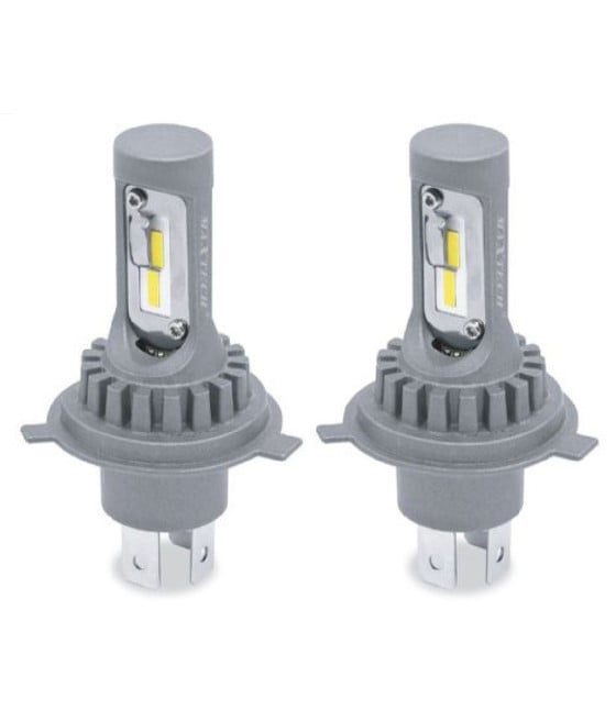 KIT LAMPADINE FARI AUTO MOTO LED H4 12V 40W 3000LM LUCE 6500K CBR-H4