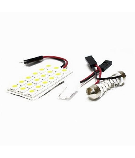 CHIP LED 3W AUTO LUCE ULTRA LUMINOSE 15LED T10 12V 6000K MAXTECH L-M03
