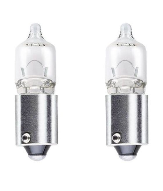 LAMPADINE DI POSIZIONE BAX9S H6W 12V 6W AUTO LUCE CALDA ALOGENA L-P100