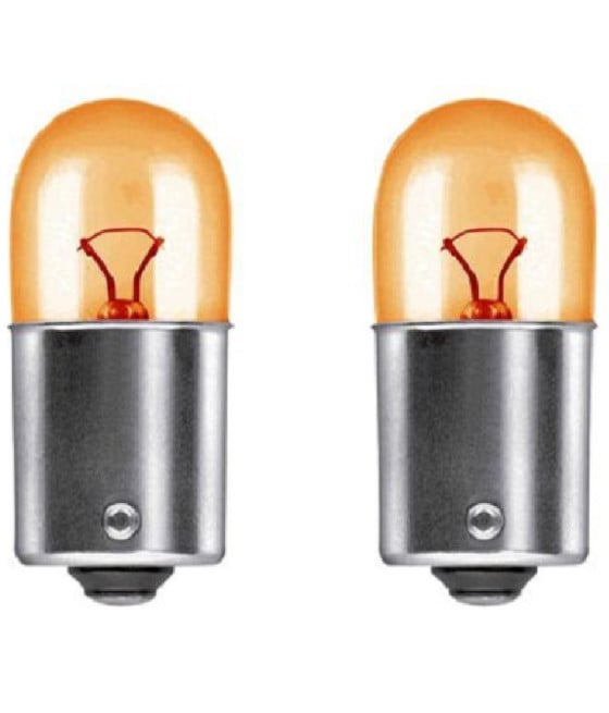 LAMPADINE POSIZIONE BA15S AUTO L-P119 R10W 12V LUCE CALDA ALOGENA 10W