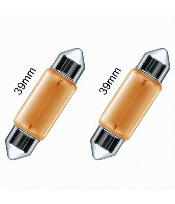 LAMPADINE POSIZIONE SV8.5 39MM 5W AUTO LUCE CALDA ALOGENA L-P144