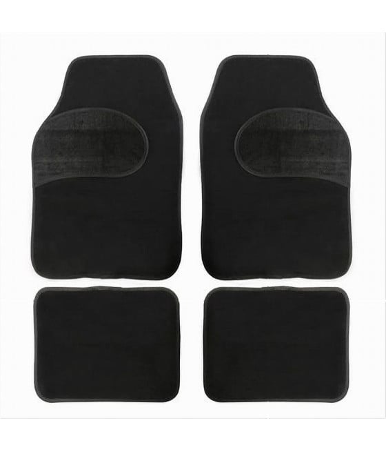 TAPPETINO UNIVERSALE DA AUTO PVC DOPPIO CAMOSCIO TAPPETINI 4PZ MATS-07