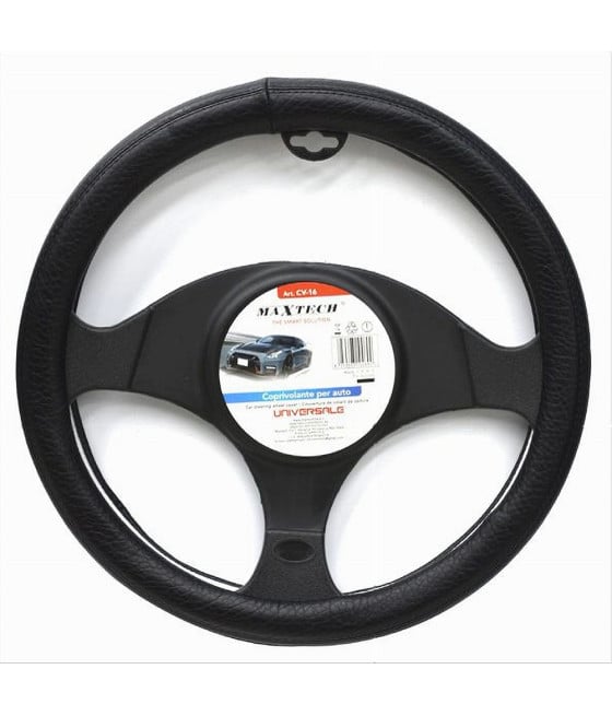 COPRIVOLANTE AUTO COPERTURA STERZO UNIVERSALE 38CM NERO CV-16
