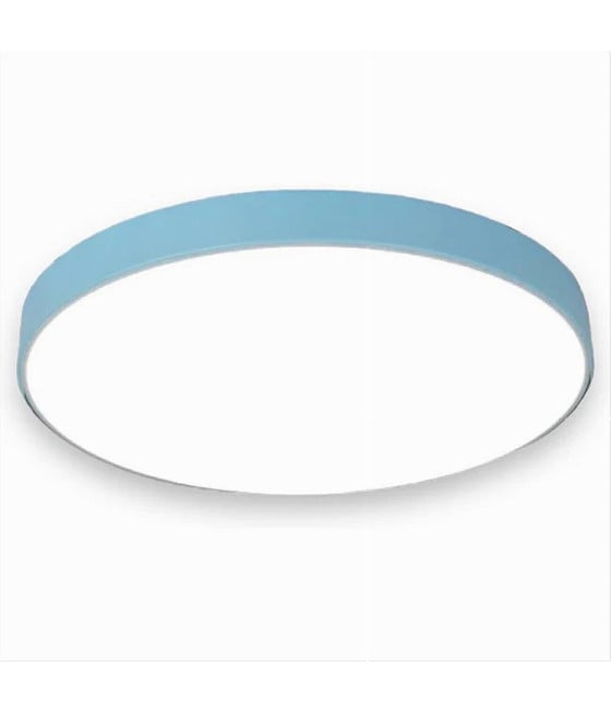 PLAFONIERA LED 70W ROTONDA LAMPADA BLU/CELESTE LUCE FREDDA 02638