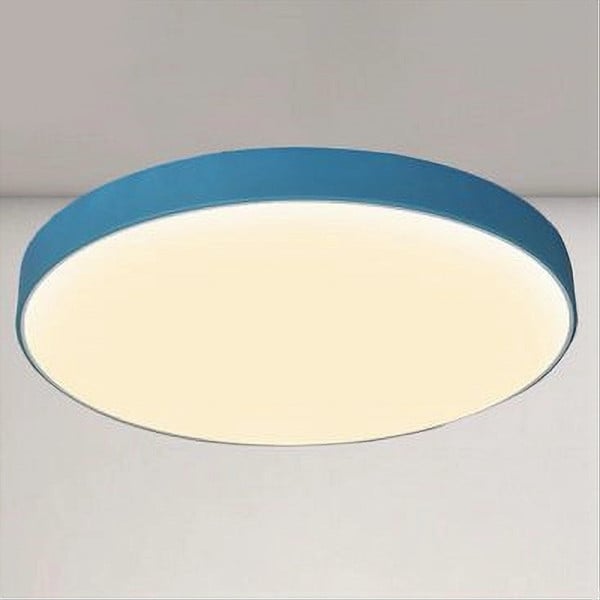 PLAFONIERA LED 70W ROTONDA LAMPADA BLU/CELESTE LUCE NATURALE 02645