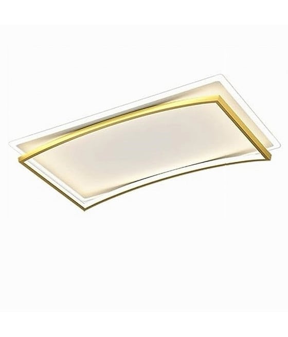 PLAFONIERA LED 108W RETTANGOLARE BIANCO ORO SOFFITTO LUCE FREDDA 71547