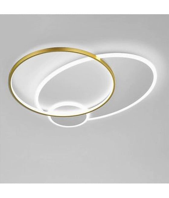 PLAFONIERA LED 42W CERCHIO ORO BIANCO SOFFITTO LUCE FREDDA 71561