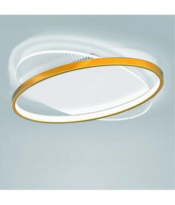 PLAFONIERA LED 28 W ROTONDA ORO SOFFITTO LUCE FREDDA 71026