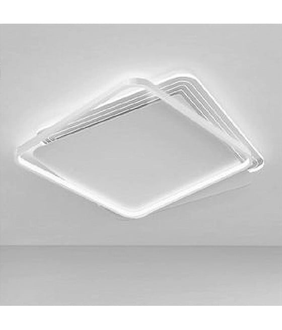 PLAFONIERA LED 35W QUADRATA BIANCO LAMPADARIO LUCE FREDDA 70708