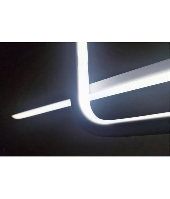 LAMPADARIO LED 48W QUADRATO LINEA BIANCO LUCE 6500K 33542