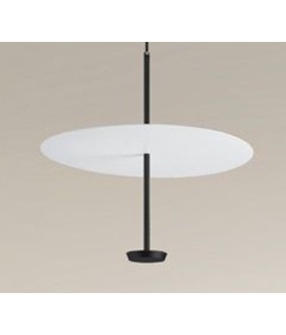 LAMPADARIO LUCE 6500K LED 18W DISCO PIATTO BIANCO NERO 33184