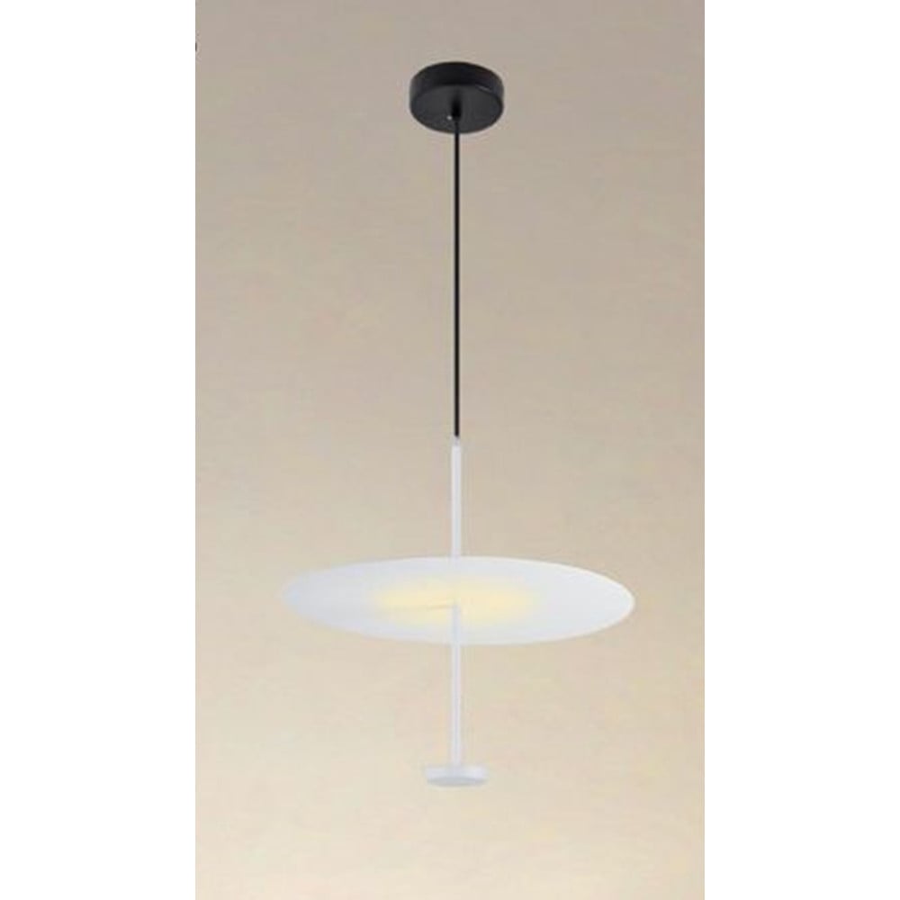 LAMPADARIO LUCE 4000K LED 18W DISCO PIATTO BIANCO 33153