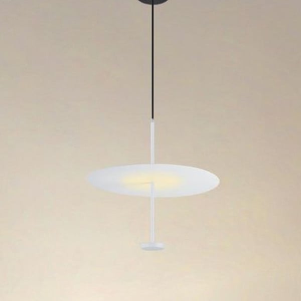 LAMPADARIO LUCE 4000K LED 18W DISCO PIATTO BIANCO 33153
