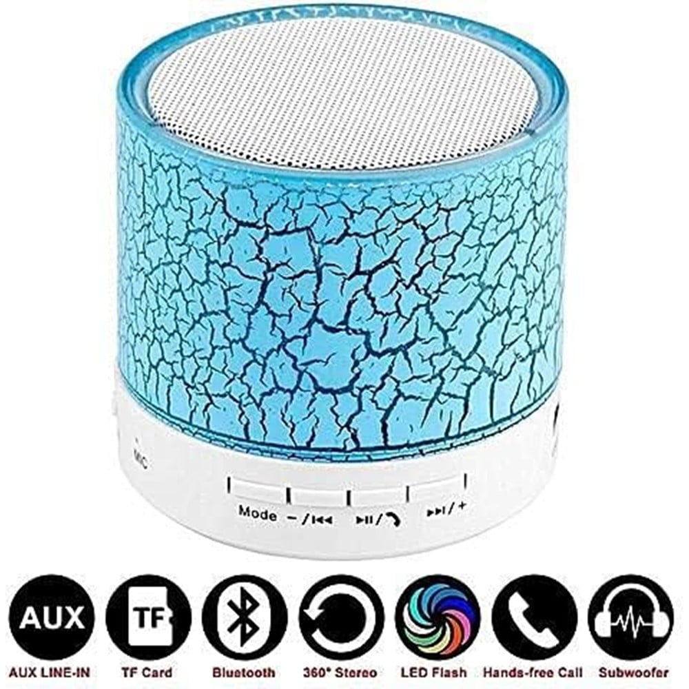 MINI ALTOPARLANTE BLUETOOTH CON LUCE LED USB ADULTI BAMBINI