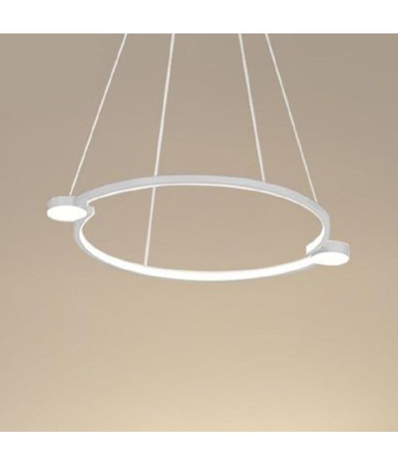 LAMPADARIO LED 20W CERCHIO CON TELECOMANDO BIANCO 71071