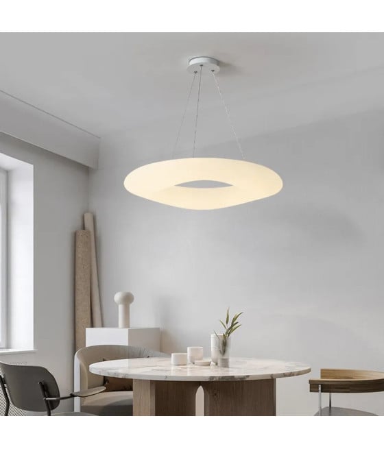LAMPADARIO A SOSPENSIONE NORDICO A FORMA DI ANELLO DECORATIVO