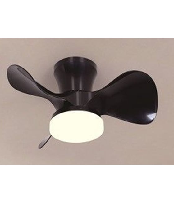 LAMPADARIO PLAFONIERA VENTILATORE DA SOFFITTO LED NERO 42293