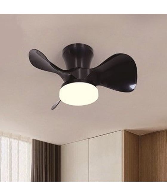 LAMPADARIO PLAFONIERA VENTILATORE DA SOFFITTO LED NERO 42293
