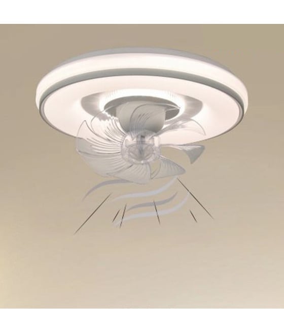 PLAFONIERA CON VENTOLA LAMPADA VENTILATORE LUCE 3200K-6500K 33245