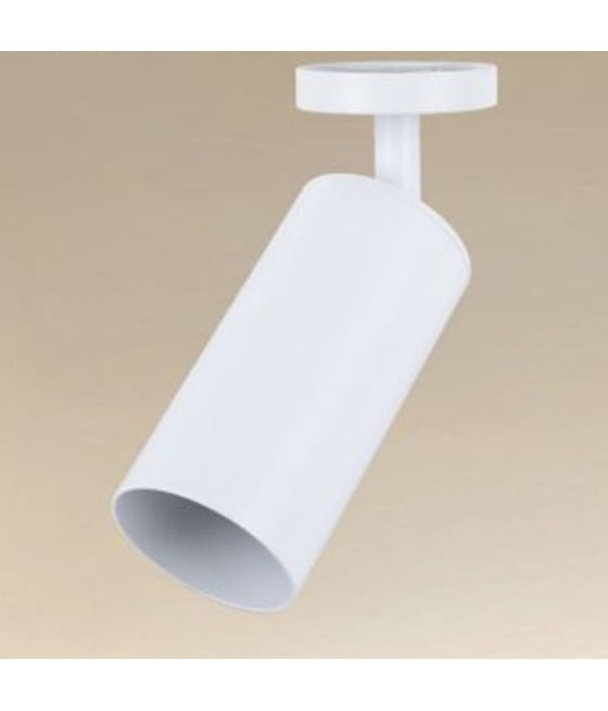 FARETTO BIANCO ATTACCO GU10 APPLIQUE A CILINDRO IP20 00717