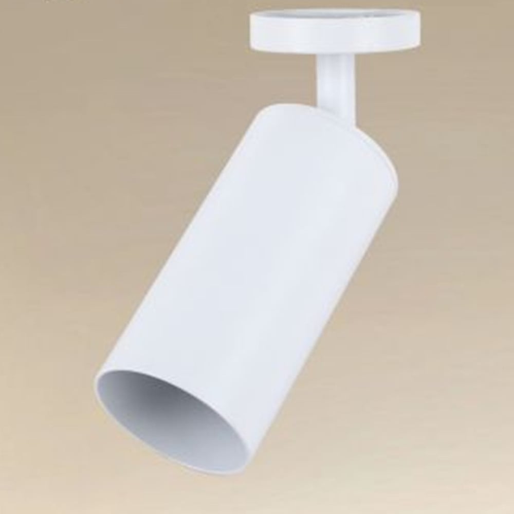 FARETTO BIANCO ATTACCO GU10 APPLIQUE A CILINDRO IP20 00717
