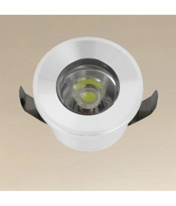 FARETTO 1W LED INCASSO BIANCO SEGNAPASSI LUCE NATURALE 00212