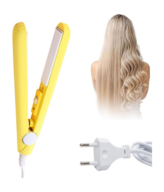 MINI PIASTRA PER CAPELLI 2IN1 PORTATILE IN CERAMICA TORMALINA