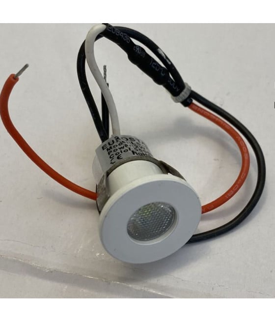 MINI FARETTO LED 2 W INCASSO 3V-5V LUCE NATURALE 4500K