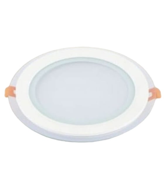 PANNELLO LED INCASSO LUCE 3000K-6500K 18W TONDO BORDO TRAPARENTE
