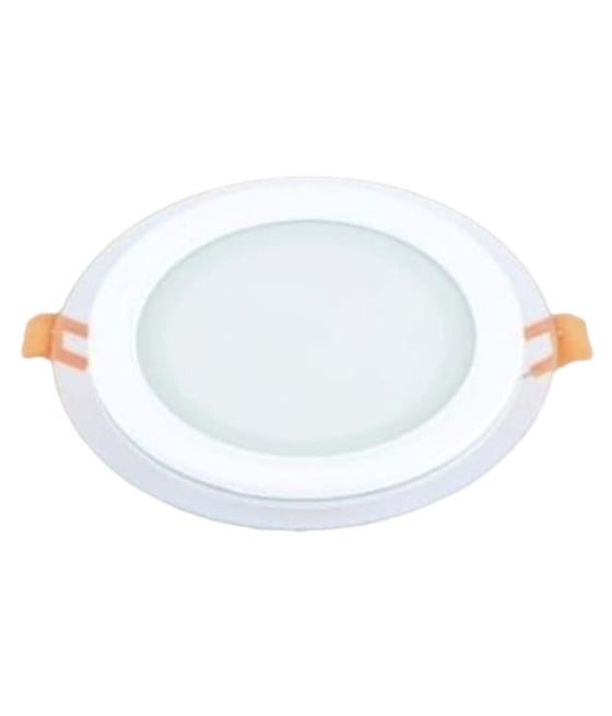 PANNELLO LED INCASSO LUCE 3000K-6500K 12W TONDO BORDO TRAPARENTE