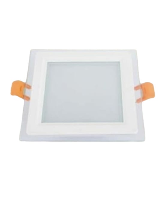PANNELLO LED INCASSO LUCE 3000K-6500K 9W QUADRATO BORDO TRAPARENTE