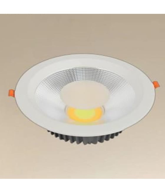 FARETTO DA INCASSO LED COB 35W LUCE 3000K-6500K BIANCO 00427