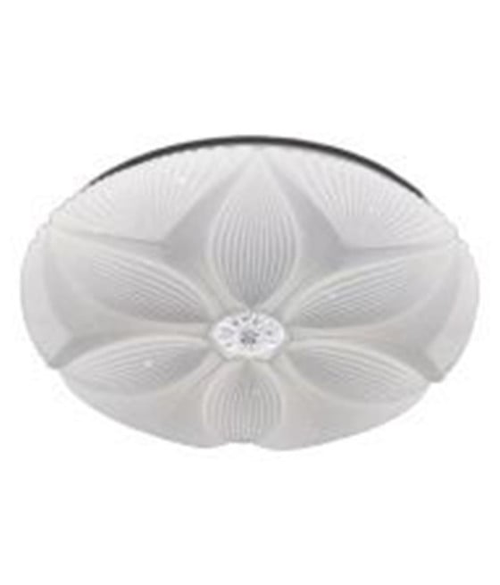 PLAFONIERA LED DECORO FIORE 45W BIANCO LAMPADA LUCE FREDDA 71771