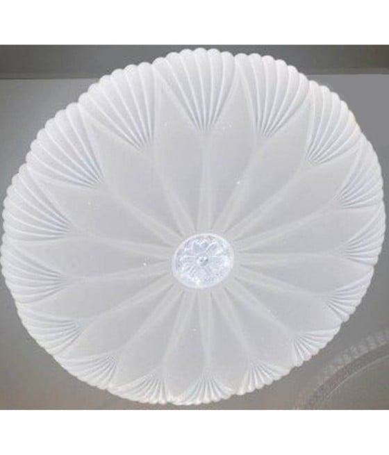 PLAFONIERA 40CM CRISTALLO CENTRALE GLITTER LED 50W LUCE 6500K 70973
