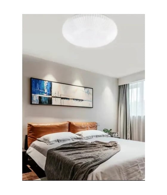 PLAFONIERA DA SOFFITTO 45 W ROTONDO RIGATO LUCE FREDDA 6500K
