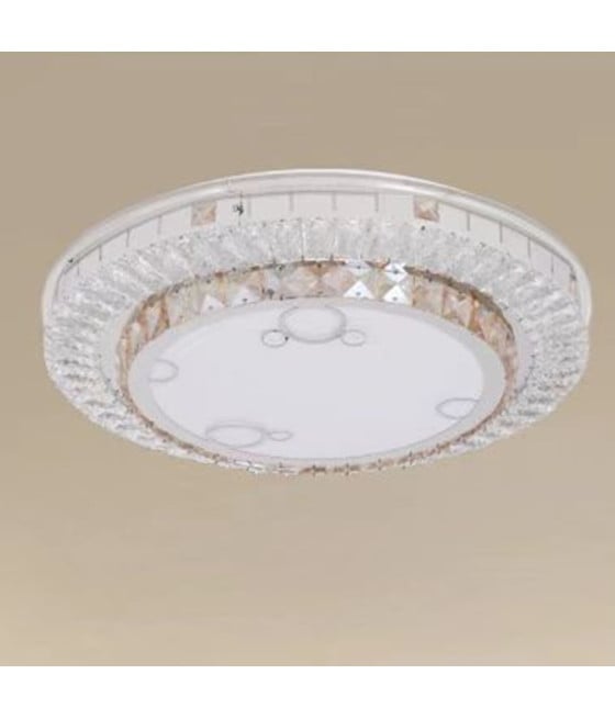 PLAFONIERA 65W LED DESIGN A STRATI CRISTALLI BOLLE LUCE FREDDA
