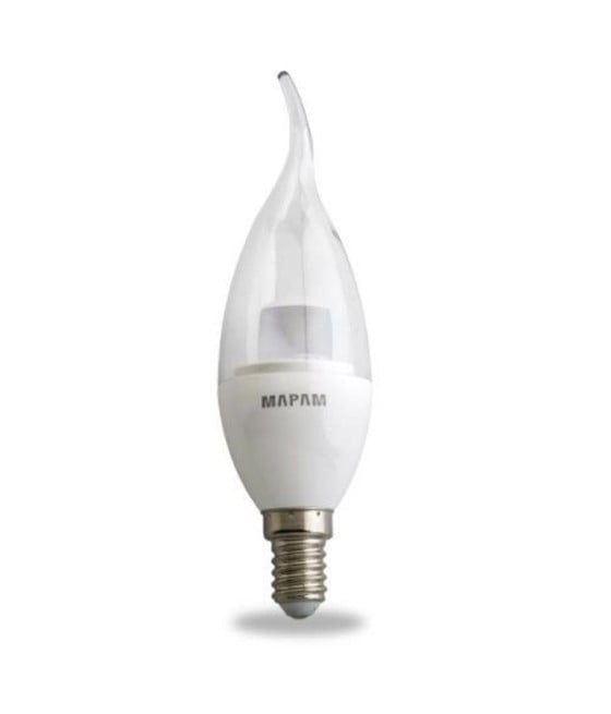 LAMPADINA LED E14 CANDELA TRASPARENTE 5 W LUCE CALDA 00272