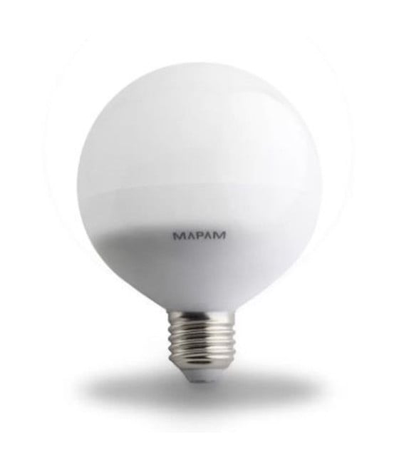 LAMPADINA LED E27 GLOBO G95 12W ATTACCO GRANDE LUCE FREDDA 00180