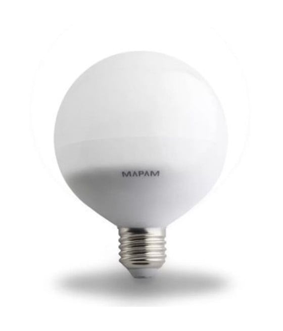 LAMPADINA LED E27 GLOBO G120 16W ATTACCO GRANDE LUCE CALDA 00197