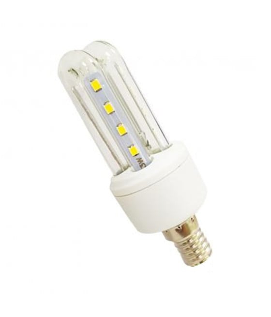 LAMPADINA LED E14 3W 2U JN02 LUCE TUBOLARE LINEARE LUCE NATURALE 87101