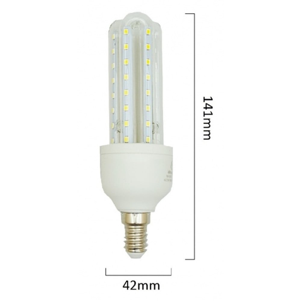 LAMPADINA LED E14 12W 3U JN13 LUCE TUBOLARE LINEARE LUCE CALDA 87217