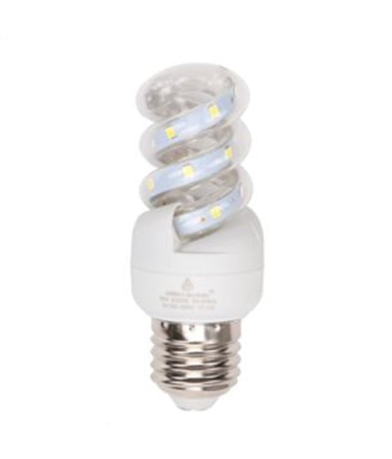 LAMPADINA LED E27 9W VORTICE SPIRALE LUCE FREDDA NATURALE CALDA