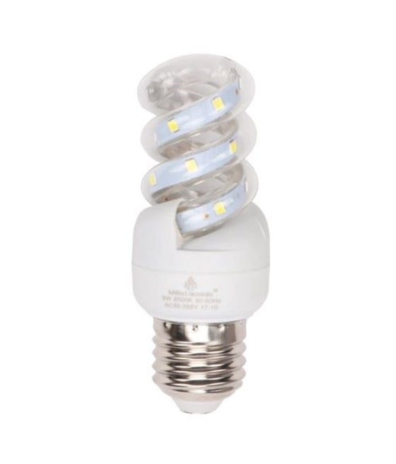 LAMPADINA LED E27 11W VORTICE SPIRALE LUCE FREDDA NATURALE CALDA