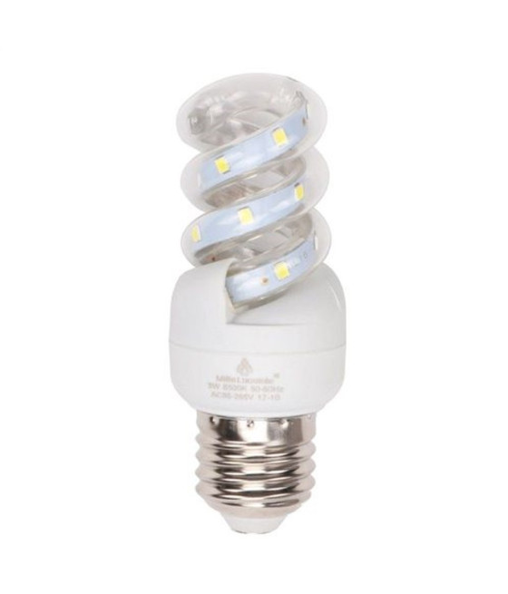 LAMPADINA LED E27 13 WATT VORTICE SPIRALE LUCE NATURALE CALDA